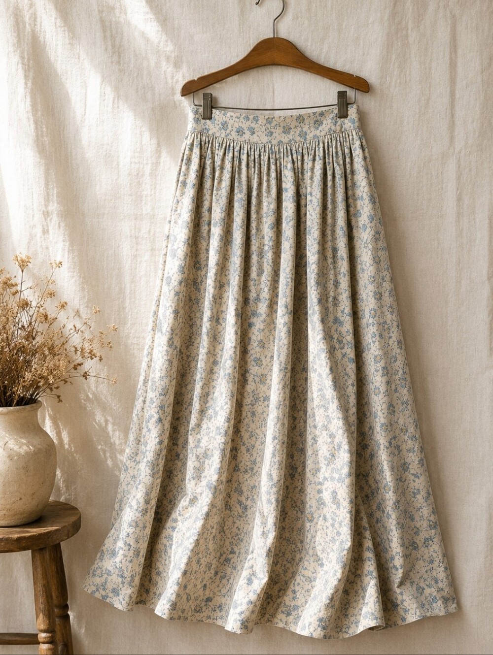 VINTAGE RALPH LAUREN COUNTRY DITSY FLORAL SKIRT